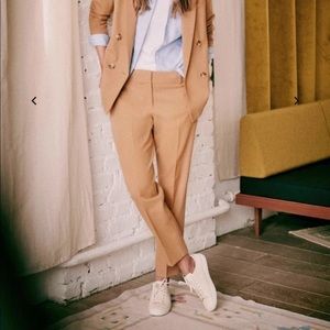 Sezane Gustavo Trousers in Camel, Size 38